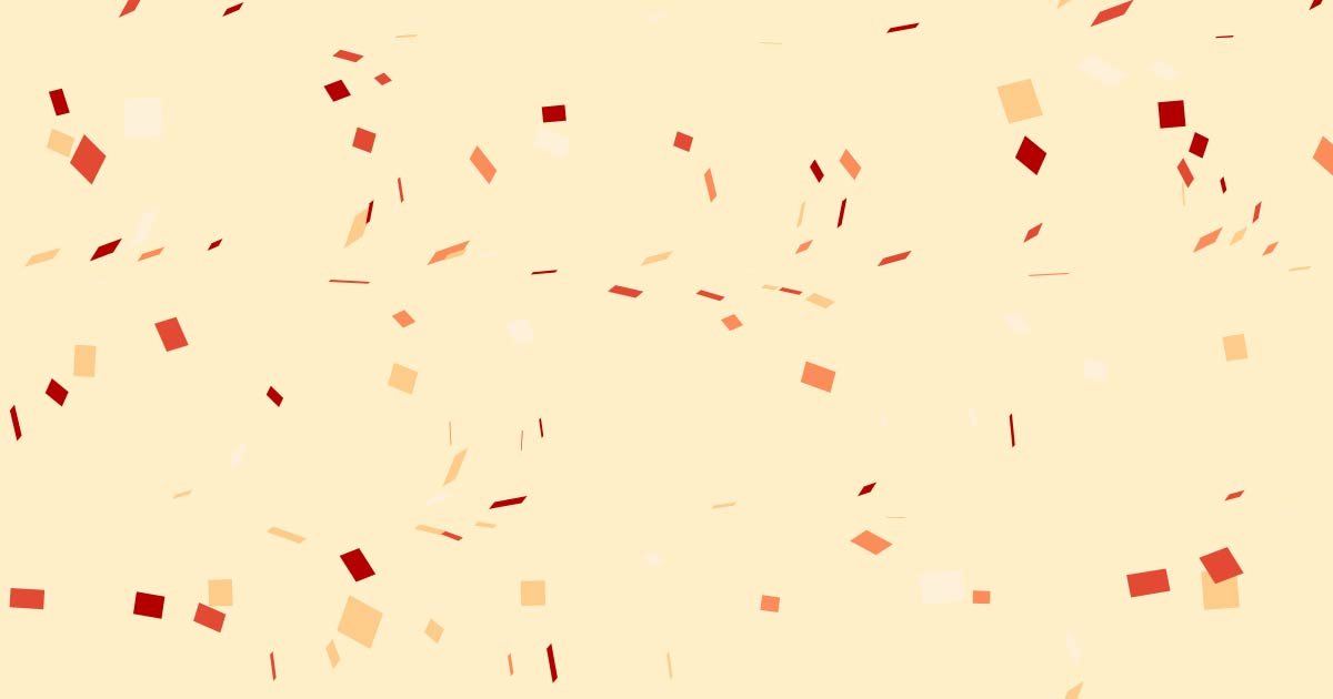Confetti animated background