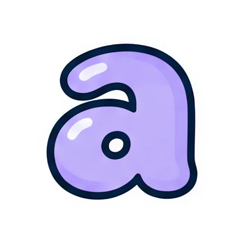 Letter A - original image