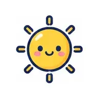 sun with face icon