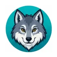 Wolf face icon