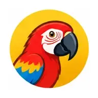 Parrot face icon