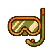 snorkel mask icon