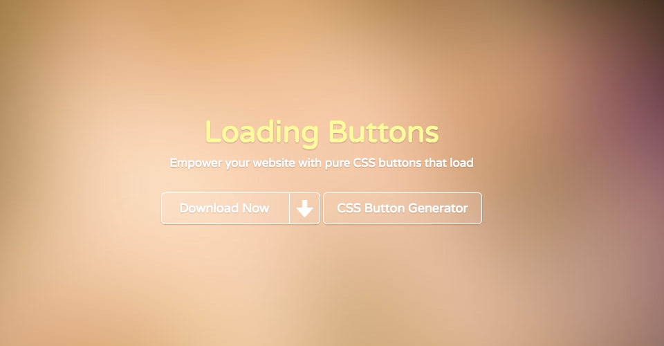 Loading Buttons / Pure CSS Button that Loads