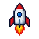 pixel space icon