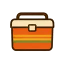 Retro 70s summer holiday icon