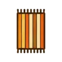 Retro 70s summer holiday icon