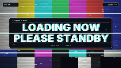 Test Pattern text animation