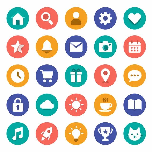Circle Badge icon style