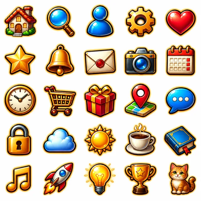 Game Item icon style