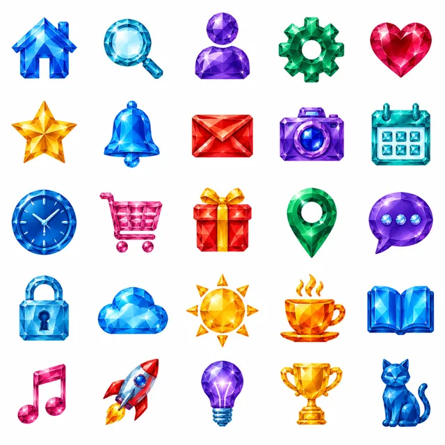 Jewel Gem icon style