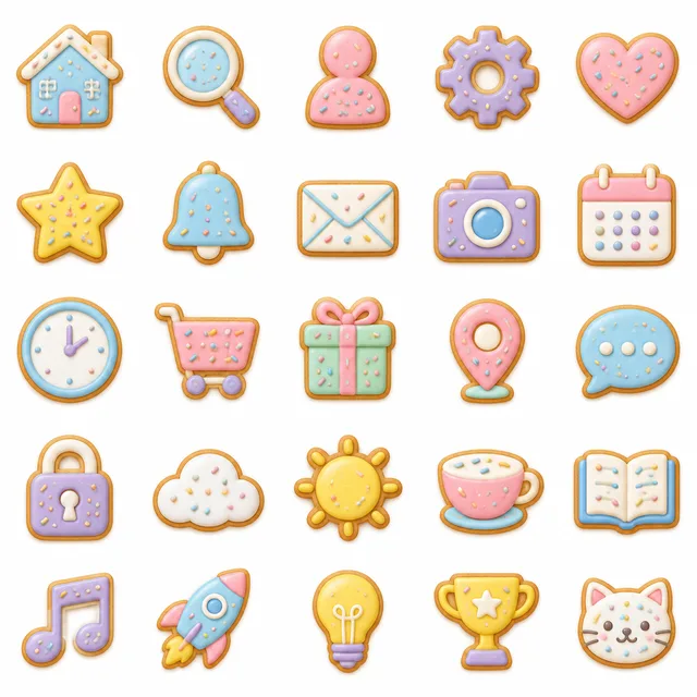Iced Cookie icon style