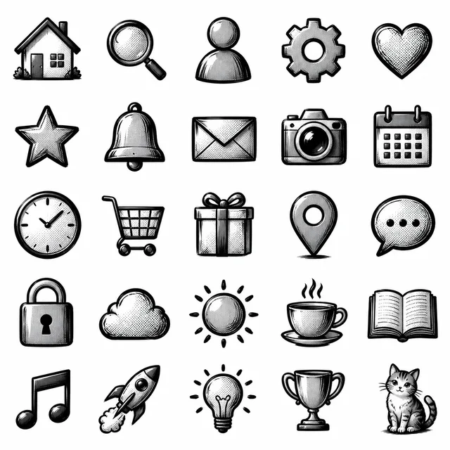 Manga Ink icon style