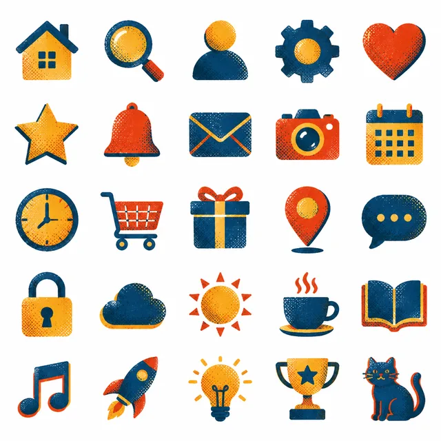 Screen Print icon style