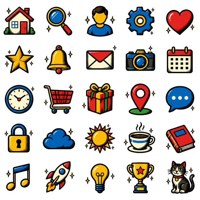 Tattoo Flash icon style