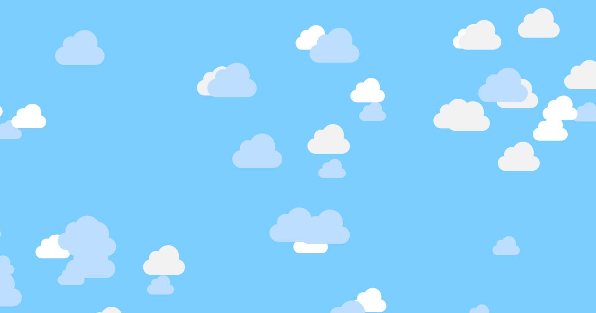 Clouds animated background