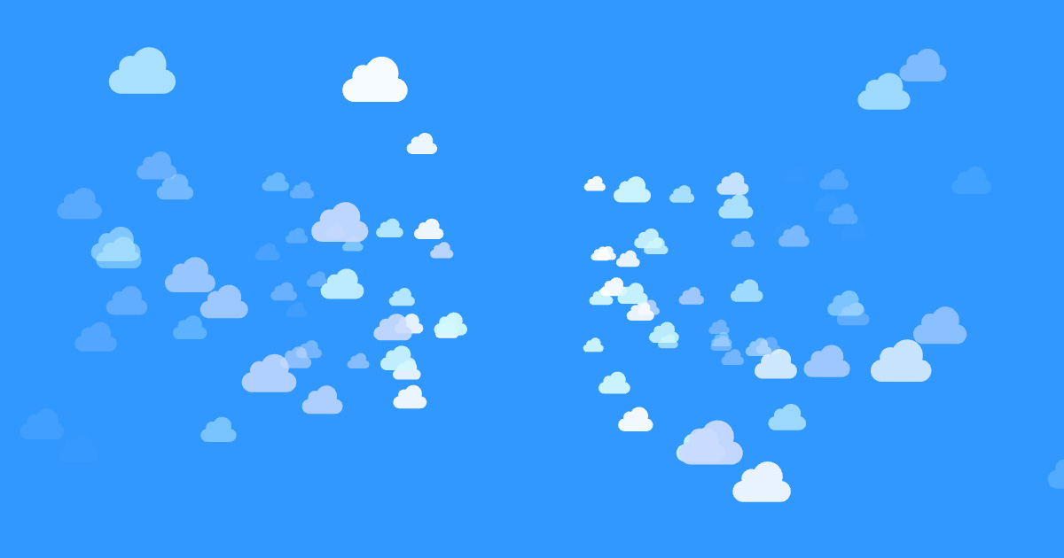 Cloud in the Sky animated background
