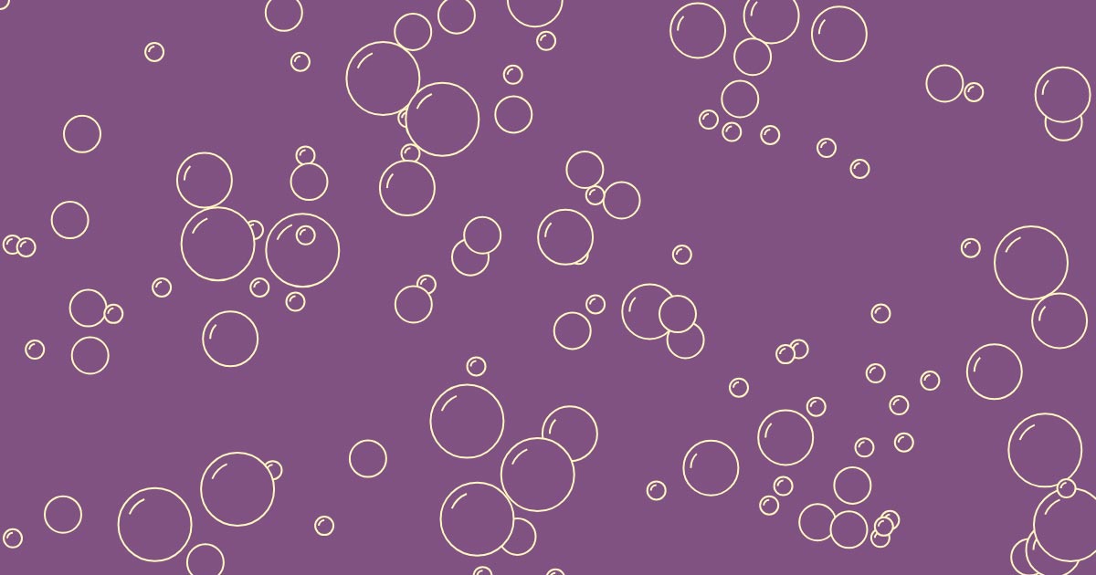 Flat Bubbles animated background