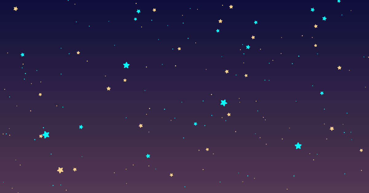 Twinkle Star animated background