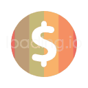 shinny coin in different colors