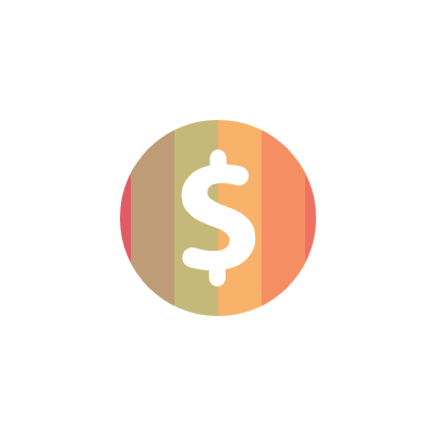 shinny coin in different colors