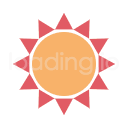 rotating sun that works for weather / travel related projects