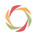 spiral or vortex style spinner with 3 colors and 6 petals